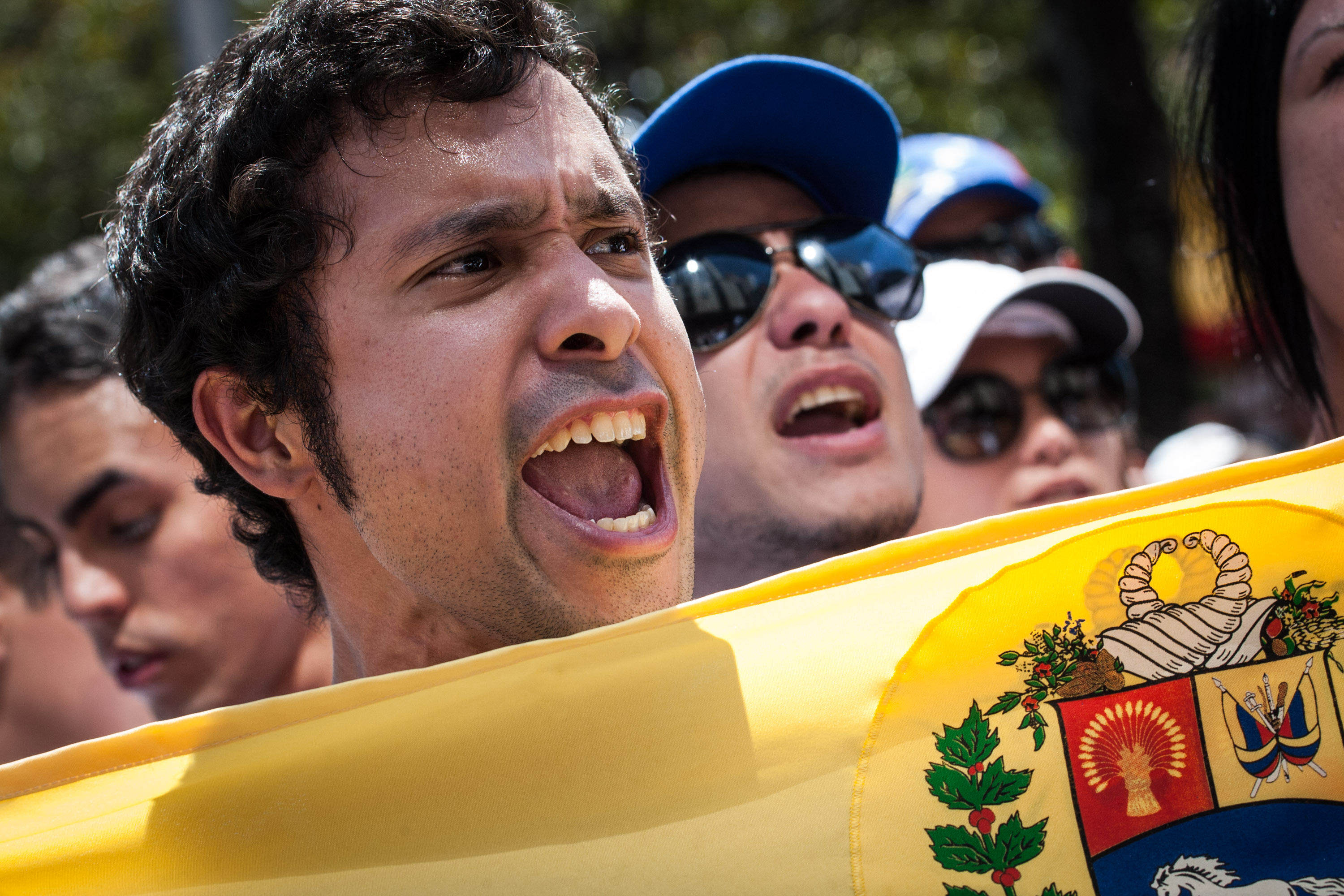 estudiante protesta