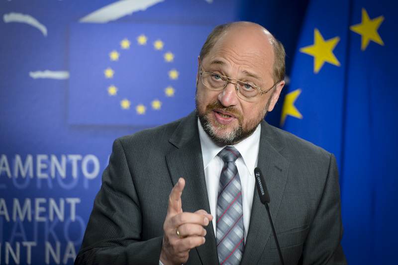 Martin SCHULZ EP President, press point on Cyprus