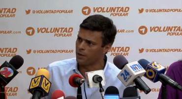 Leopoldo López: «La felicidad NO se decreta, se construye» + Declaraciones + VIDEO