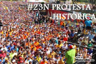 ¡PROTESTA NACIONAL! Así protestaron el #23N en toda Venezuela + FOTOS