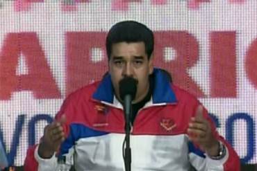 Maduro asegura que la “oligarquía mundial está inventando que él está loco” + CUCU + VIDEO