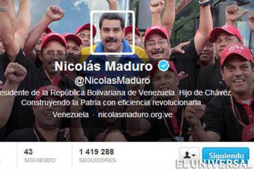 Expertos estiman que Twitter eliminó seguidores «fantasmas» de Maduro