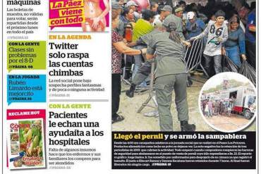 Maduradas ofrece total repaldo a Diario 2001 por publicación de cuestionada portada