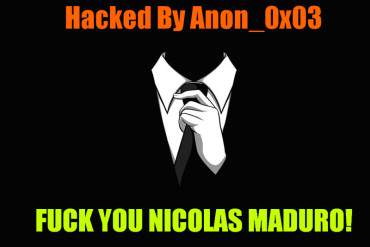 @AnonsVenezuela Responde a las agresiones de este #30N con Hackeos + FOTOS