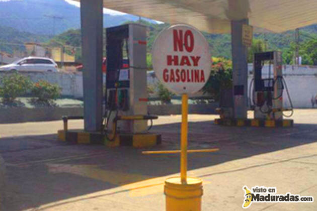 Sin gasolina escasez de gasolina