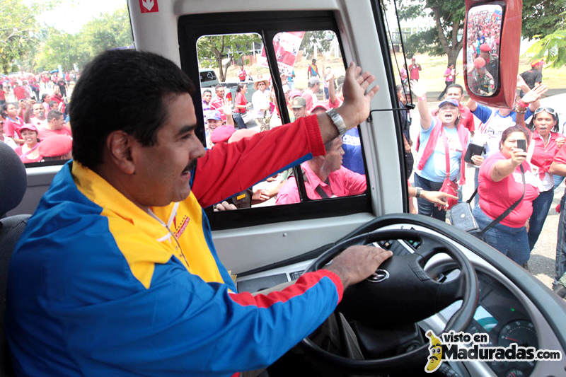 Nicolas Maduro en Campaña Presidencial Venezuela 