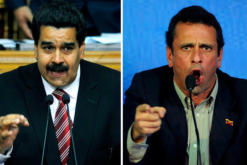 Maduro y Capriles