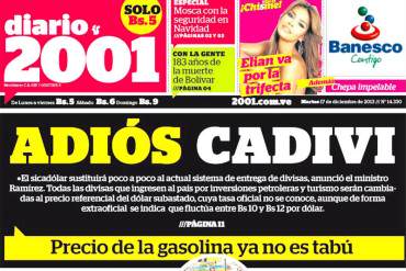 ¡ADIÓS CADIVI! Así amanecieron los titulares de hoy en la prensa nacional