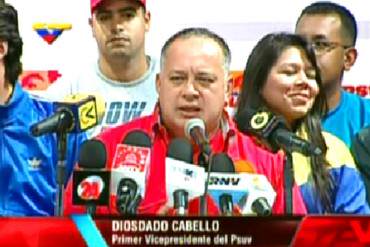 ¿WTF? Cabello: Transcurrido el 80% de la jornada electoral, ya se puede saber los resultados