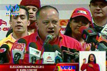 DIOSDADO CABELLO: Estamos muy contentos con los resultados