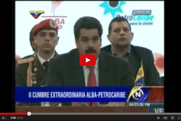 ¡IMPERDIBLE! Maduro exige que le traigan el almuerzo en plena Cumbre del Alba + VIDEO