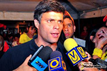 Leopoldo López: «Uno no puede enfrentarse al gobierno y luego buscar su reconocimiento»