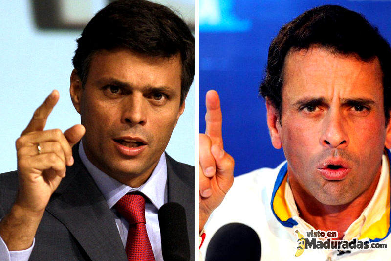 Leopoldo Lopez con Henrique Capriles Radonski 