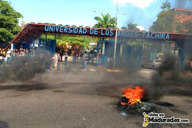 ULA tachira protesta estudiantes