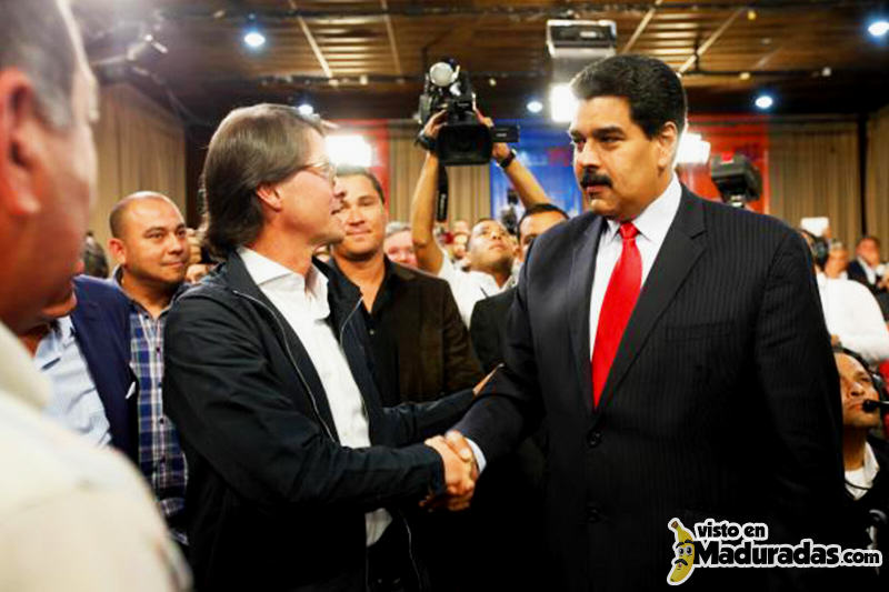 Lorenzo Mendoza y Nicolas Maduro