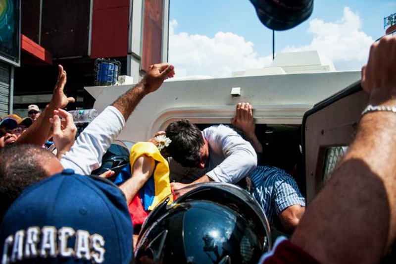 Detencion de Leopoldo Lopez