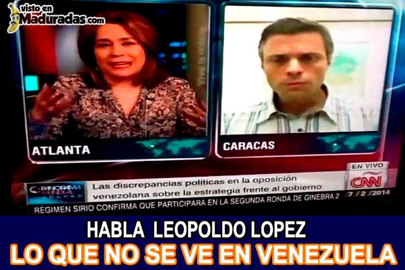 Entrevista de Leopoldo Lopez en CNN