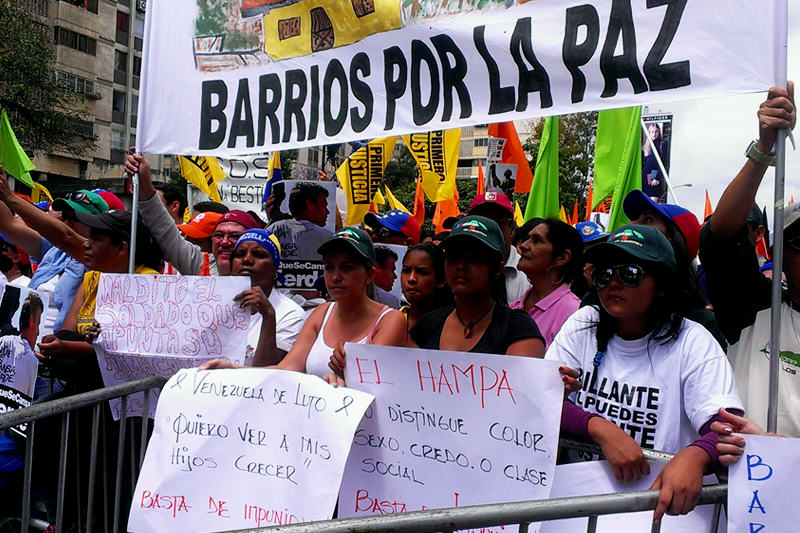 Barrios por la PAZ Marchas en Venezuela El Marques Caracas 22F