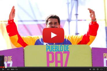Maduro: “Leopoldo López está temblando de miedo. Cobarde fascista, entrégate, te estamos buscando“