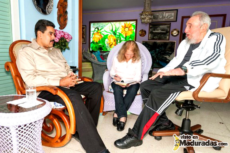 Nicolas Maduro con Fidel Castro - Cuba