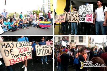 ¡SIGUEN EN LA CALLE! Estudiantes de LUZ se unen a las protestas de calle en maracaibo