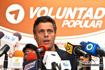 Leopoldo López: «Ni que salgan con todo el poder de fuego del gobierno detendrán nuestra lucha»