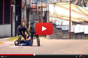 ¡DAN VERGÜENZA! En Video: Así es como la GNB agrede a los estudiantes en Táchira