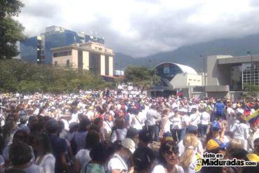 ¡SIGUEN EN LA CALLE! Estudiantes y familiares se concentran en la Plaza Alfredo Sadel + FOTO