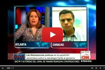 ¿NUEVO LIDERAZGO? Leopoldo López aclara su posición de liderazgo respecto a la oposición
