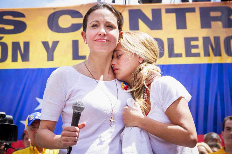 lilian tintori y maria corina machado