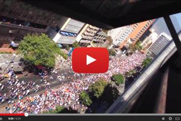 ¡IMPACTANTE! En Video: Así fue la multitudinaria marcha de estudiantes hacia la OEA