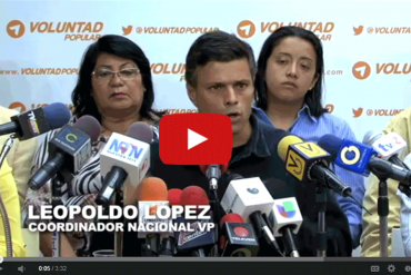 ¡ASÍ SE HABLA! Leopoldo López: «La fiscal y la contralora son unas mafiosas, cómplices del defalco»