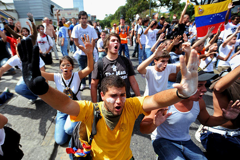 estudiantes protesta