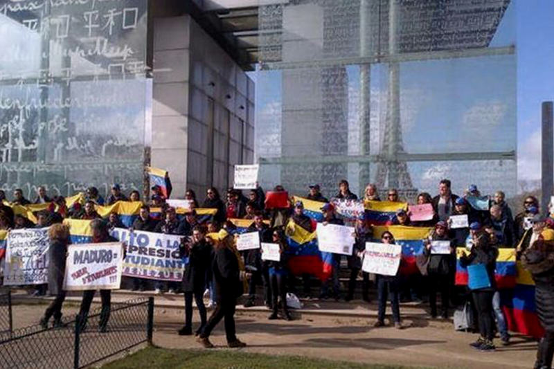 venezolanos en el mundo protesta