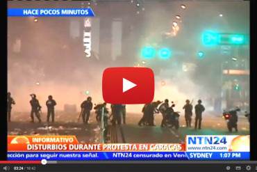 ¡REPRESIÓN BRUTAL! En Video: Así fue la batalla campal que vivieron los vecinos de Altamira anoche