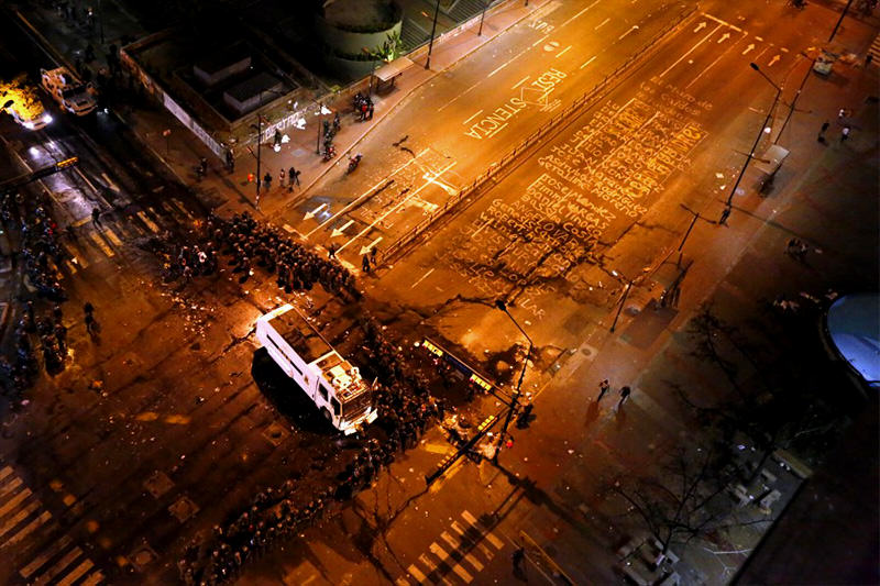 Protesta y Represion GNB