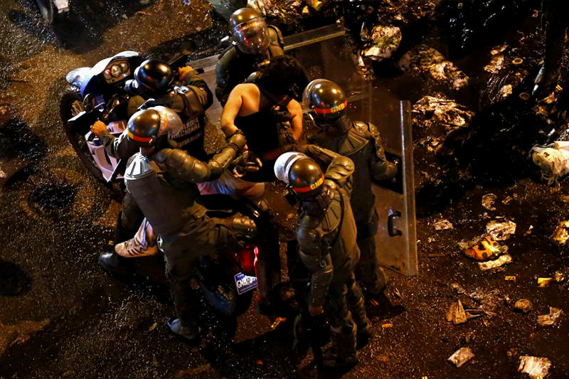 Protesta y Represion GNB