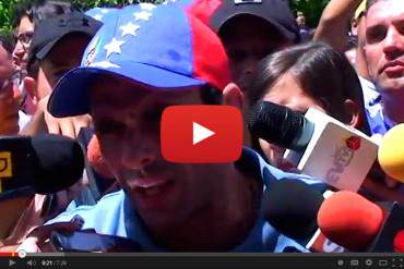 ¡FINALMENTE! Capriles le habla claro y raspao’ a Maduro desde Bello Monte (VIDEO)