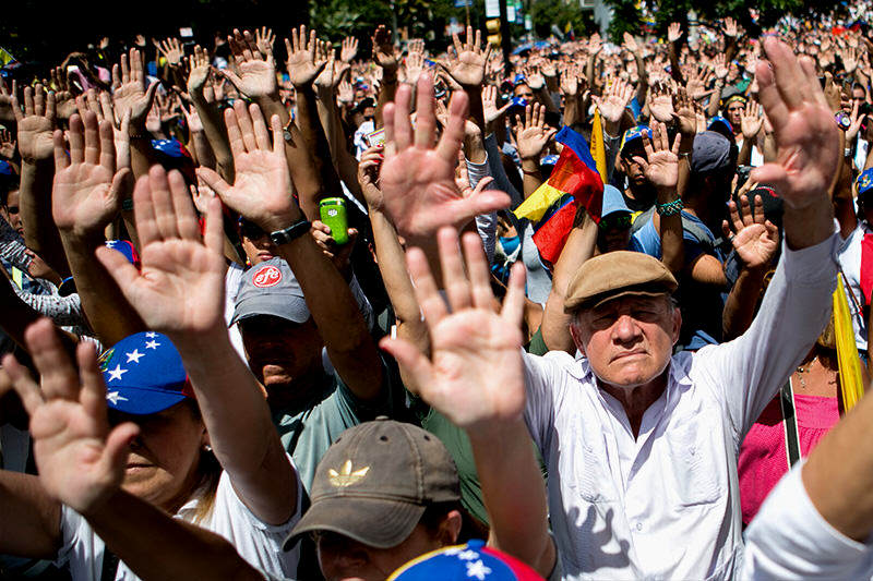 PROTESTA EN VENEZUELA