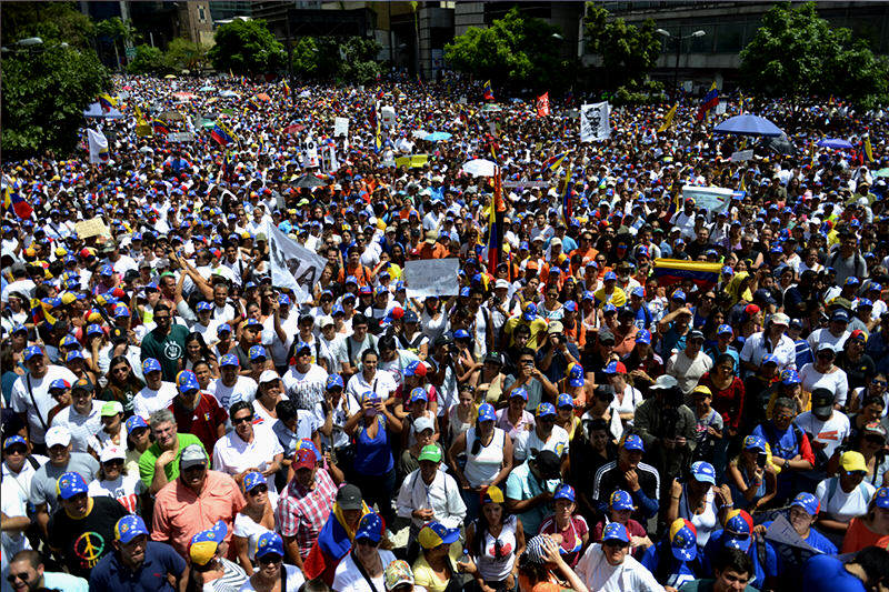 concentracion protesta marcha