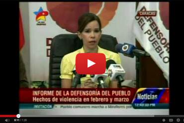 ¡INSÓLITO! La «Defensora del Pueblo» Gabriela Ramírez justifica la tortura a manifestantes + VIDEO