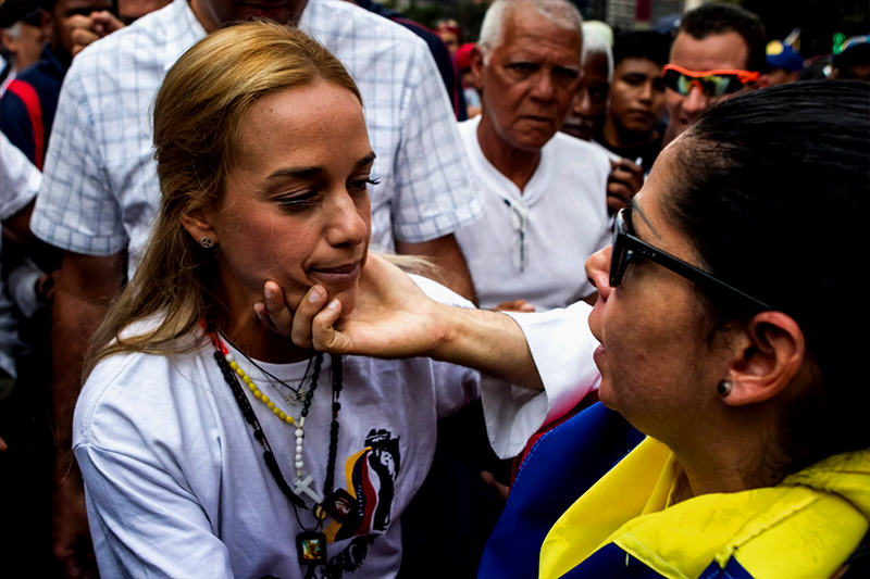 protesta en venezuela altamira