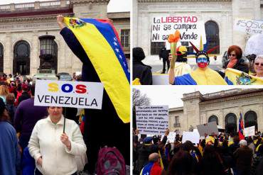¡EXIGIENDO TRANSPARENCIA! Venezolanos protestan a las puertas de la OEA + Fotos