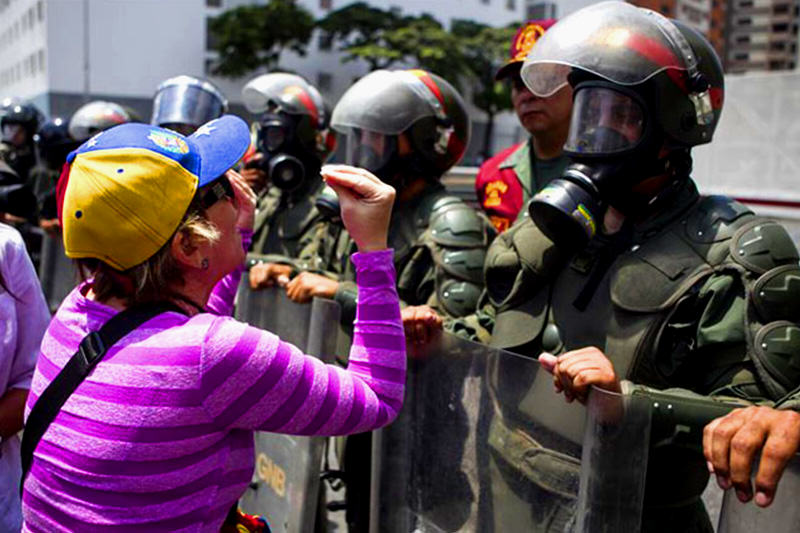 Protesta en Venezuela