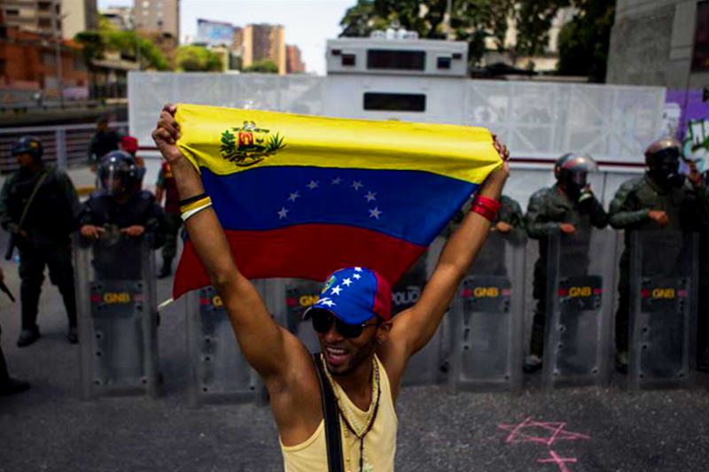 Protesta en Venezuela