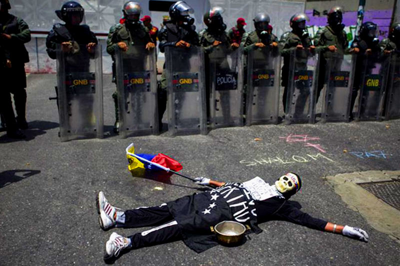 Protesta en Venezuela