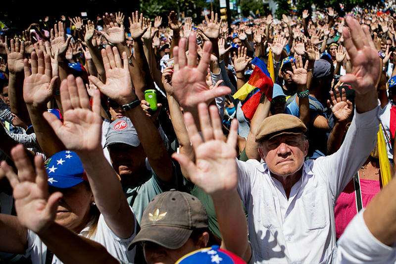 protesta en venezuela