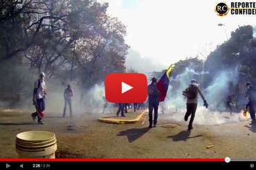 ¡IMPACTANTE! Video muestra represión de la PNB contra estudiantes de la UCV (Recomendado)