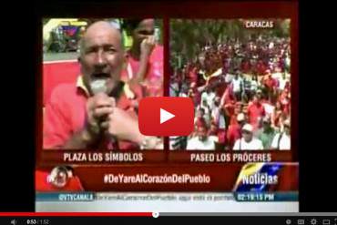 ¡DEMASIADO BUENO! Así reacciona un chavista cuando lo intentan callar en VTV + ¡JAJAJA!