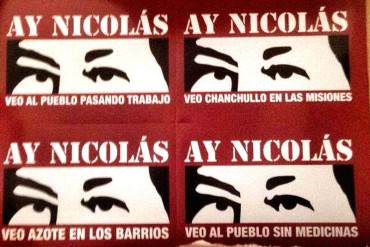 ¡AY NICOLÁS! Aparecen estas calcomanías en los barrios de Catia (Foto + ¿Despertó el pueblo?)